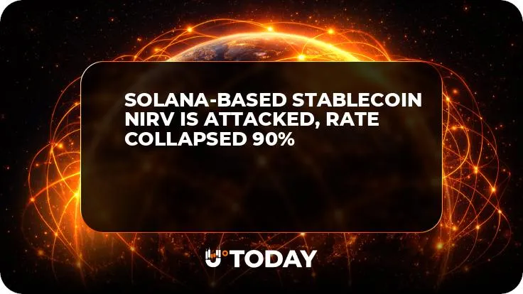 Solana-based Stablecoin NIRV Is Attacked, Rate Collapsed 90%