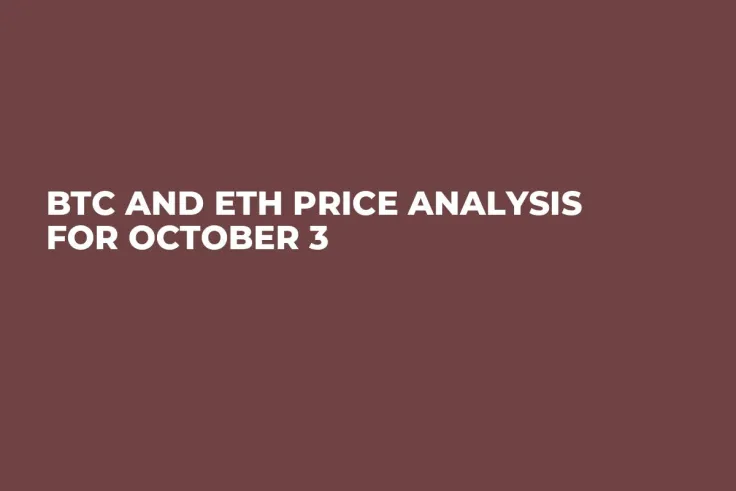 BTC and ETH Price Analysis for October 3