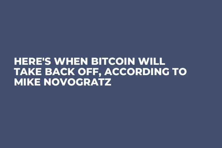 Here's When Bitcoin Will Take Back Off, According to Mike Novogratz