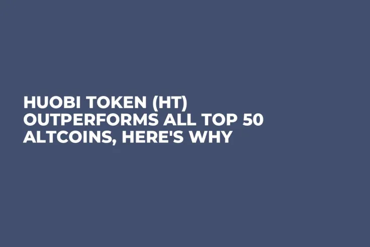Huobi Token (HT) Outperforms All Top 50 Altcoins, Here's Why