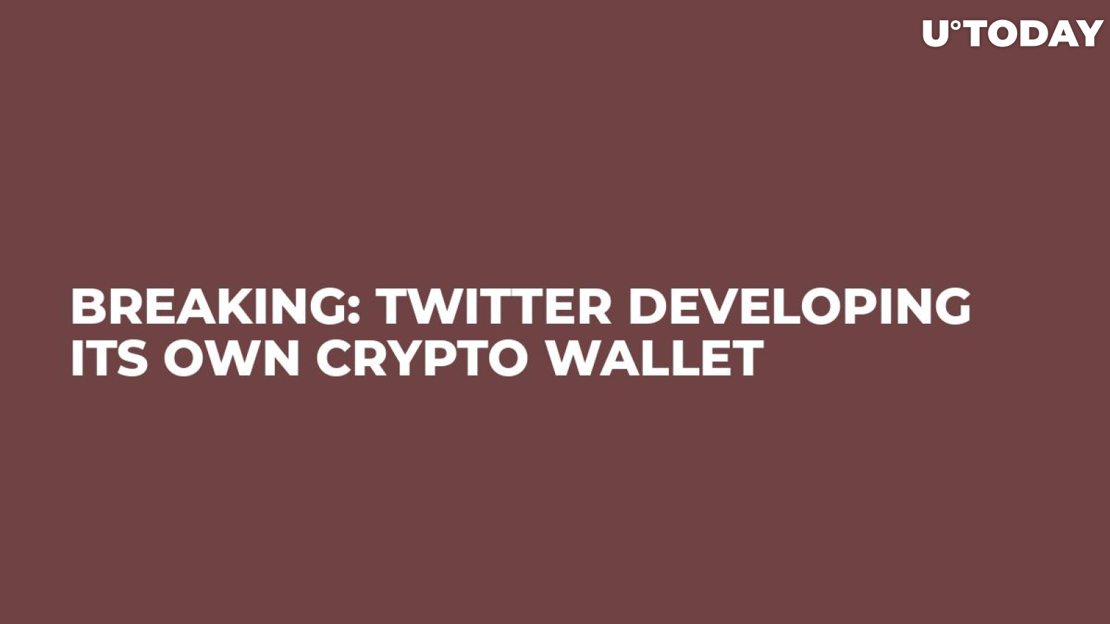 Breaking: Twitter Developing Its Own Crypto Wallet