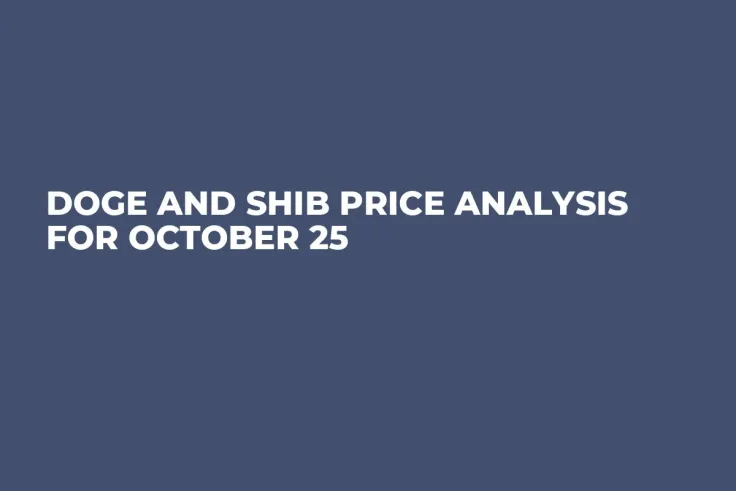DOGE and SHIB Price Analysis for October 25