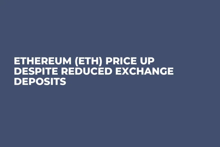 Ethereum (ETH) Price Up Despite Reduced Exchange Deposits