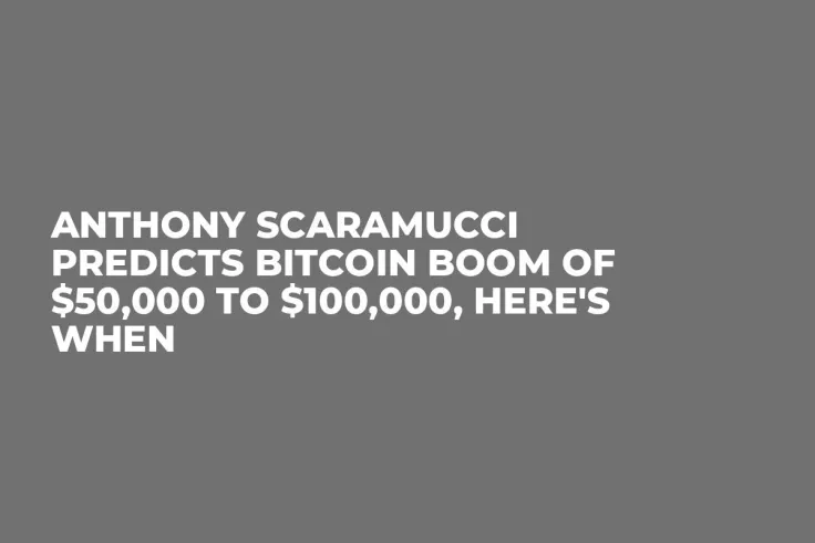 Anthony Scaramucci Predicts Bitcoin Boom of $50,000 to $100,000, Here's When