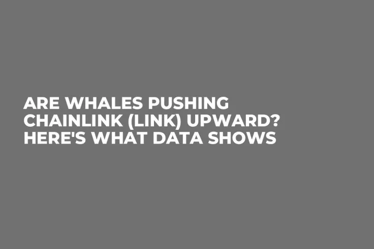 Are Whales Pushing Chainlink (LINK) Upward? Here's What Data Shows