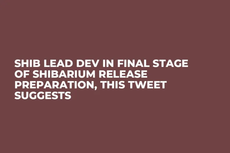 SHIB Lead Dev in Final Stage of Shibarium Release Preparation, This Tweet Suggests