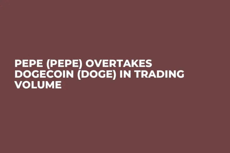 Pepe (PEPE) Overtakes Dogecoin (DOGE) in Trading Volume