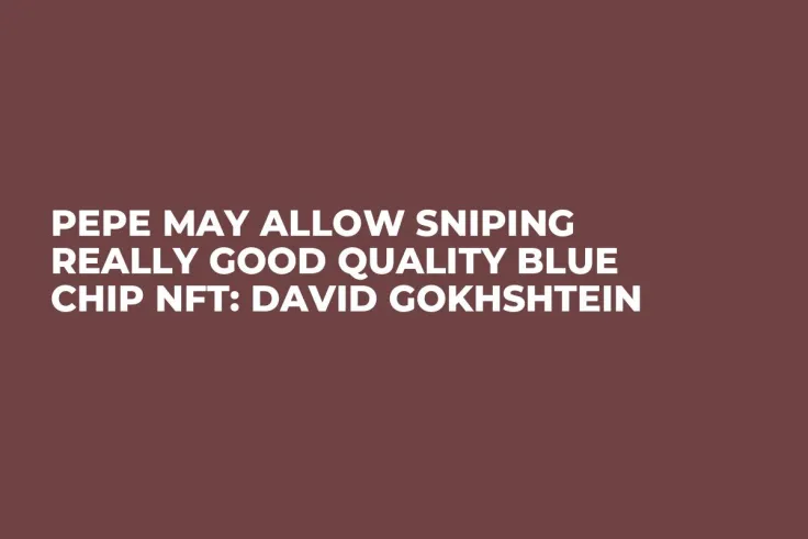 PEPE May Allow Sniping Really Good Quality Blue Chip NFT: David Gokhshtein
