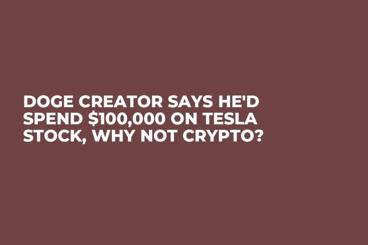 DOGE Creator Says He'd Spend $100,000 on Tesla Stock, Why Not Crypto?