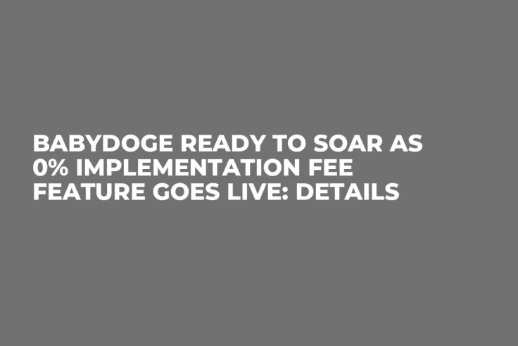 BabyDoge Ready to Soar as 0% Implementation Fee Feature Goes Live: Details
