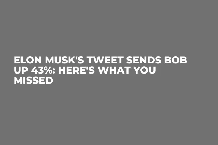 Elon Musk's Tweet Sends BOB up 43%: Here's What You Missed