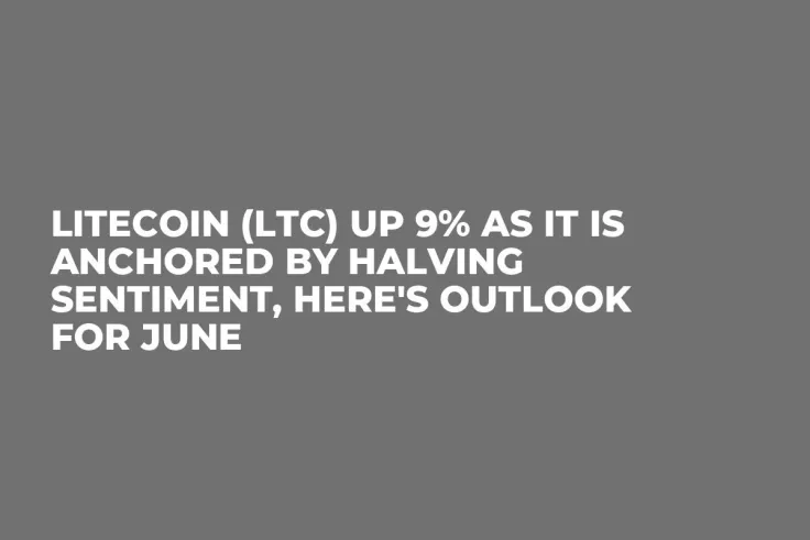 Litecoin (LTC) up 9% as It Is Anchored by Halving Sentiment, Here's Outlook for June