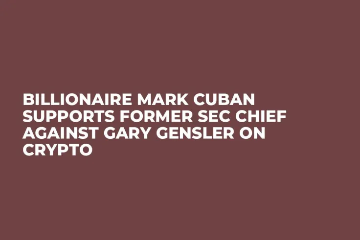 Billionaire Mark Cuban Supports Former SEC Chief Against Gary Gensler on Crypto