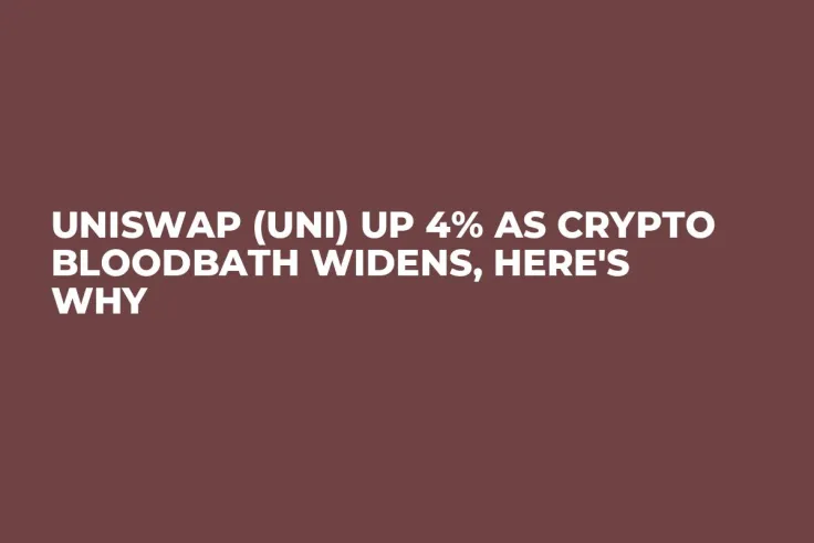 Uniswap (UNI) up 4% as Crypto Bloodbath Widens, Here's Why