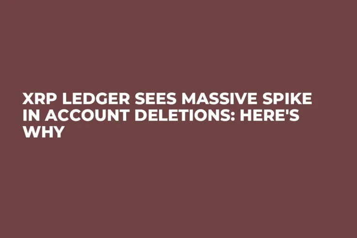 XRP Ledger Sees Massive Spike in Account Deletions: Here's Why 