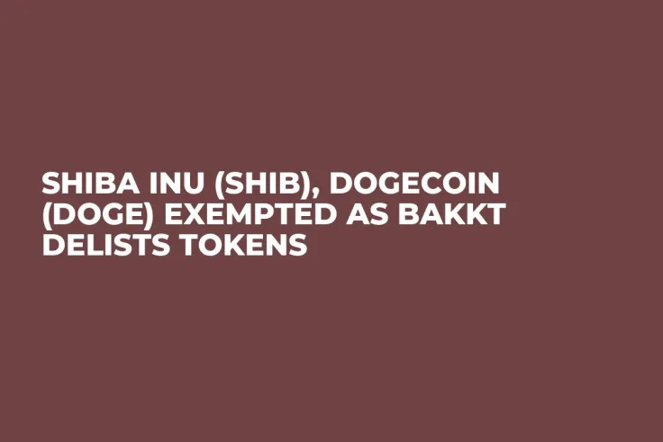 Shiba Inu (SHIB), Dogecoin (DOGE) Exempted as Bakkt Delists Tokens