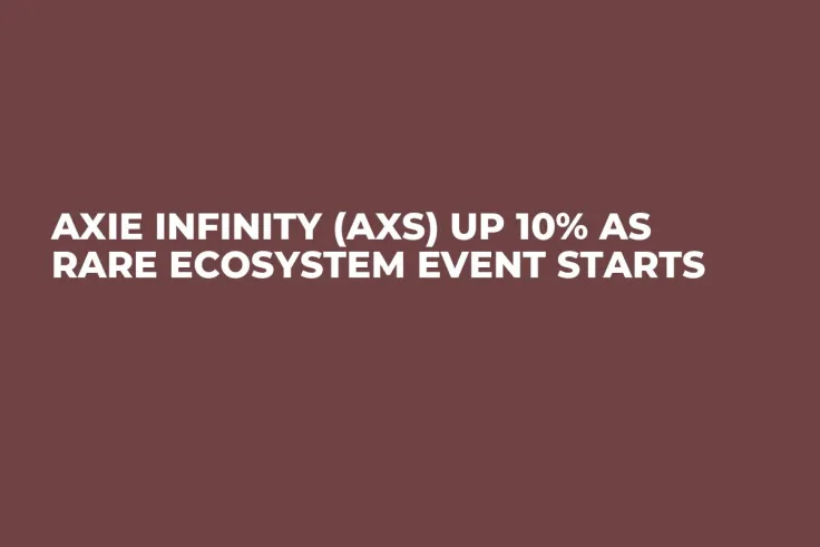 Axie Infinity (AXS) Up 10% as Rare Ecosystem Event Starts