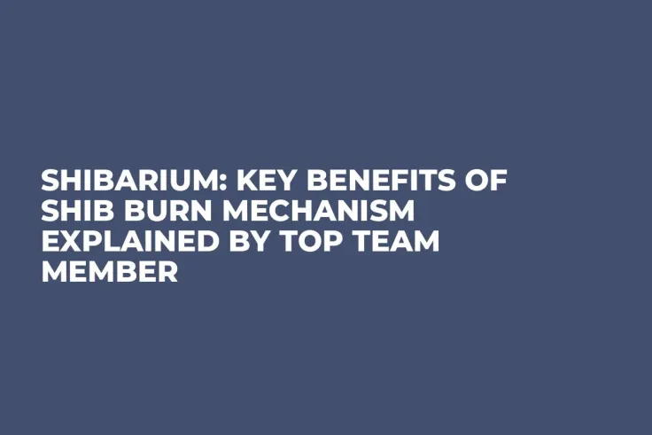Shibarium: Key Benefits of SHIB Burn Mechanism Explained by Top Team Member