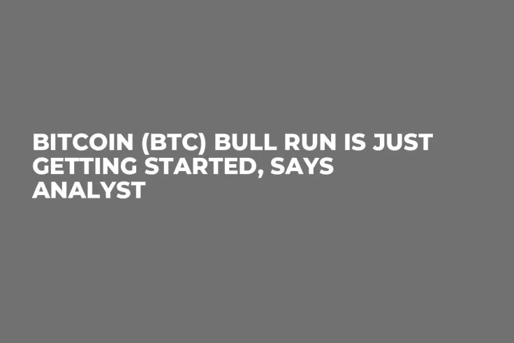 Bitcoin (BTC) Bull Run Is Just Getting Started, Says Analyst