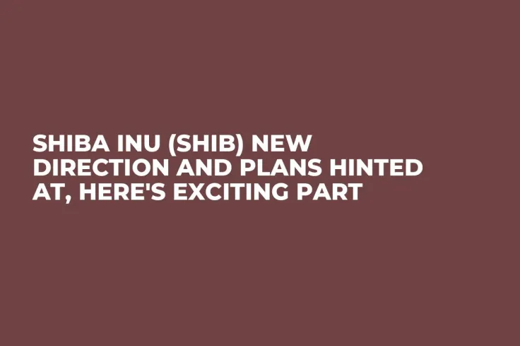 Shiba Inu (SHIB) New Direction and Plans Hinted at, Here's Exciting Part
