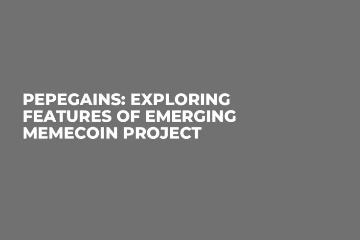 PepeGains: Exploring Features of Emerging Memecoin Project