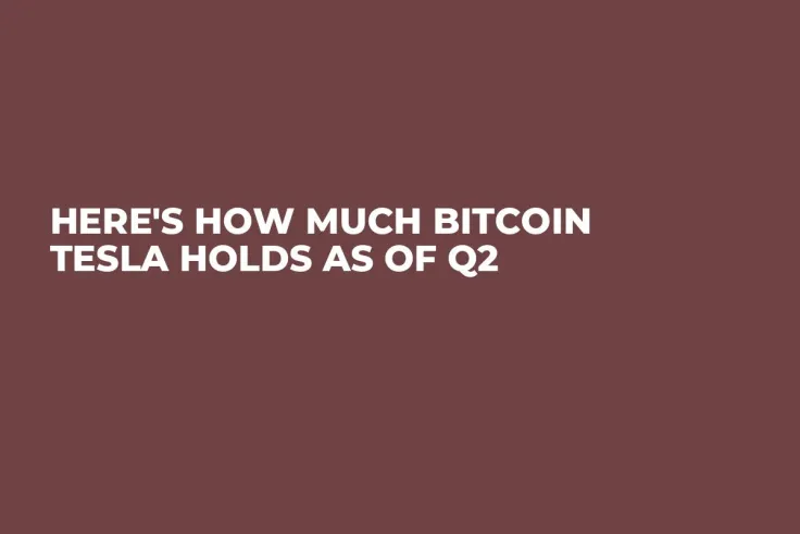 Here's How Much Bitcoin Tesla Holds as of Q2