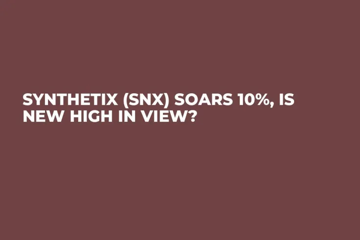 Synthetix (SNX) Soars 10%, Is New High in View?