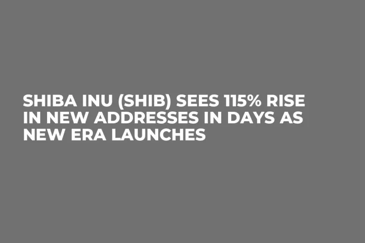 Shiba Inu (SHIB) Sees 115% Rise in New Addresses in Days as New Era Launches