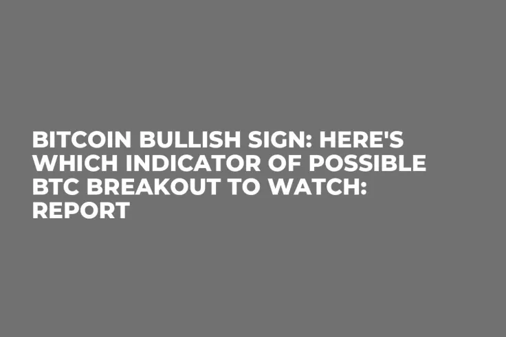 Bitcoin Bullish Sign: Here's Which Indicator of Possible BTC Breakout to Watch: Report