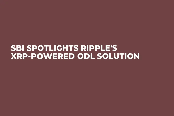 SBI Spotlights Ripple's XRP-Powered ODL Solution