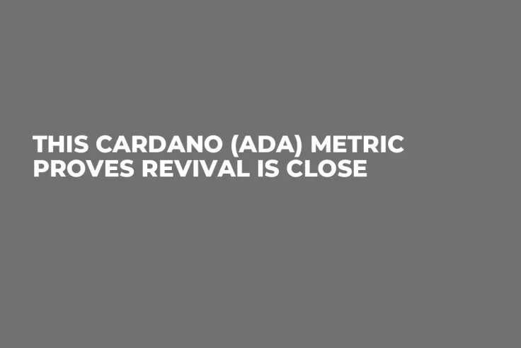This Cardano (ADA) Metric Proves Revival Is Close