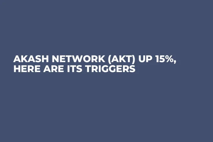 Akash Network (AKT) Up 15%, Here Are Its Triggers