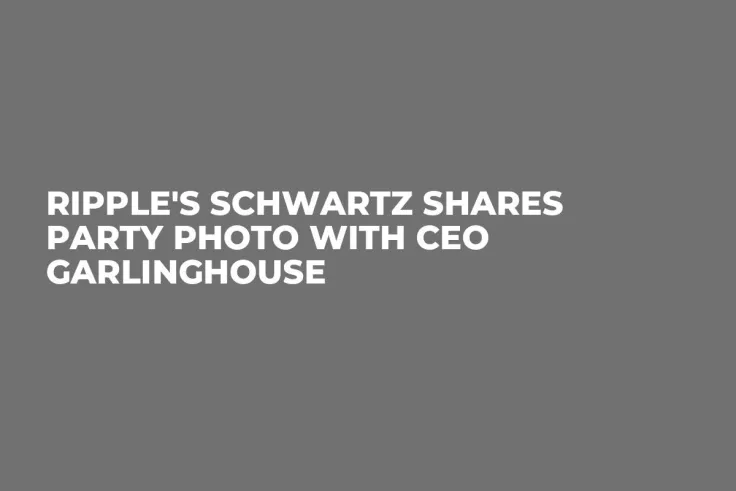 Ripple's Schwartz Shares Party Photo With CEO Garlinghouse