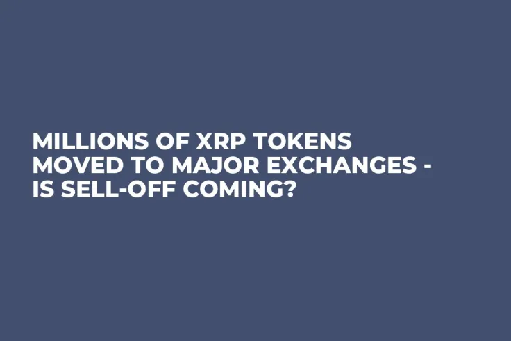 Millions of XRP Tokens Moved to Major Exchanges - Is Sell-off Coming?