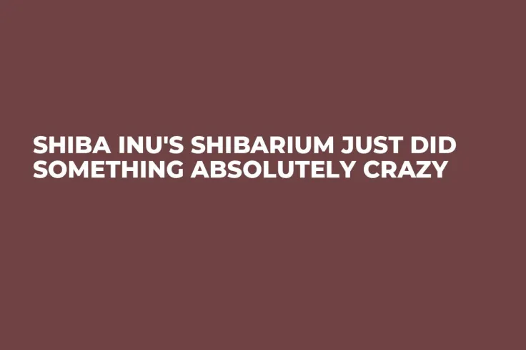 Shiba Inu's Shibarium Just Did Something Absolutely Crazy