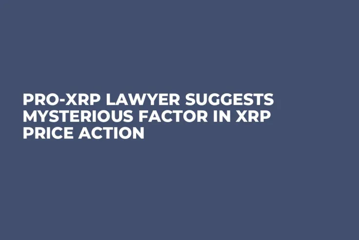 Pro-XRP Lawyer Suggests Mysterious Factor in XRP Price Action