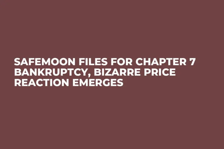 SafeMoon Files for Chapter 7 Bankruptcy, Bizarre Price Reaction Emerges