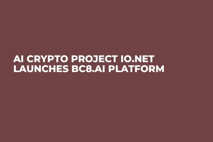 AI Crypto Project io.net Launches BC8.AI Platform