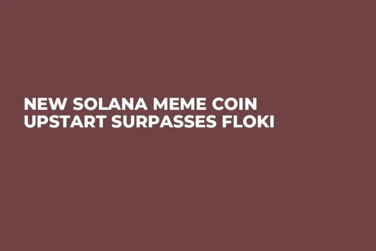 New Solana Meme Coin Upstart Surpasses Floki