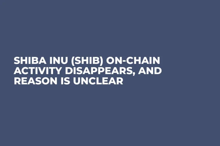 Shiba Inu (SHIB) On-Chain Activity Disappears, and Reason Is Unclear