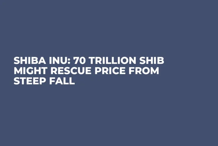 Shiba Inu: 70 Trillion SHIB Might Rescue Price From Steep Fall