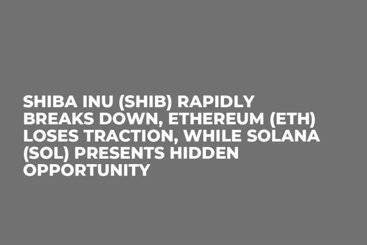 Shiba Inu (SHIB) Rapidly Breaks Down, Ethereum (ETH) Loses Traction, While Solana (SOL) Presents Hidden Opportunity