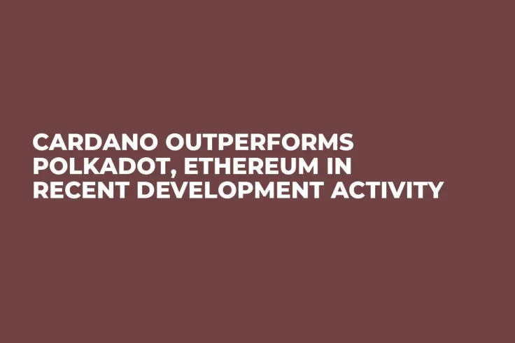 Cardano Outperforms Polkadot, Ethereum in Recent Development Activity