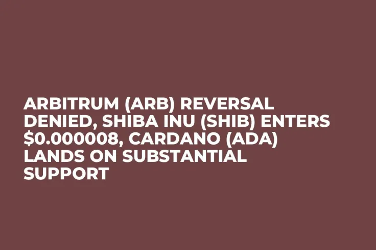 Arbitrum (ARB) Reversal Denied, Shiba Inu (SHIB) Enters $0.000008, Cardano (ADA) Lands on Substantial Support