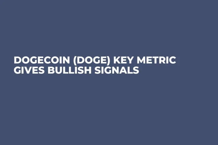Dogecoin (DOGE) Key Metric Gives Bullish Signals