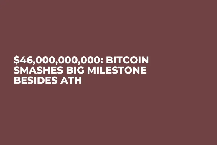 $46,000,000,000: Bitcoin Smashes Big Milestone Besides ATH