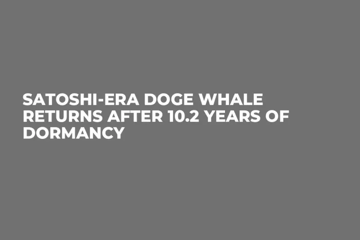 Satoshi-Era DOGE Whale Returns After 10.2 Years of Dormancy