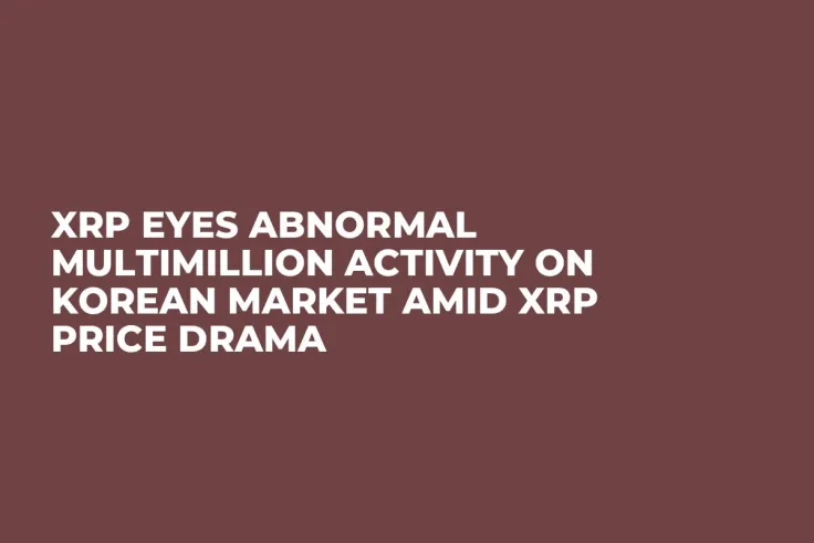 XRP Eyes Abnormal Multimillion Activity on Korean Market Amid XRP Price Drama