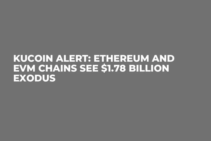 KuCoin Alert: Ethereum and EVM Chains See $1.78 Billion Exodus