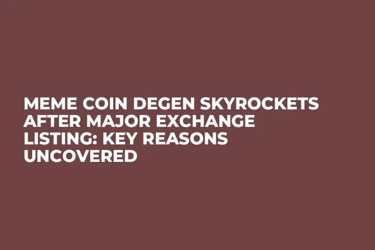 Meme Coin DEGEN Skyrockets After Major Exchange Listing: Key Reasons Uncovered